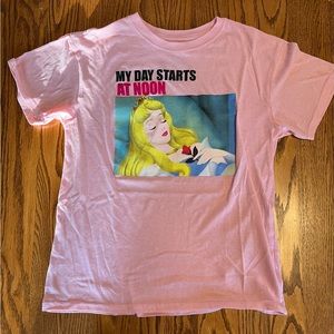 Disney Aurora pink tee shirt.